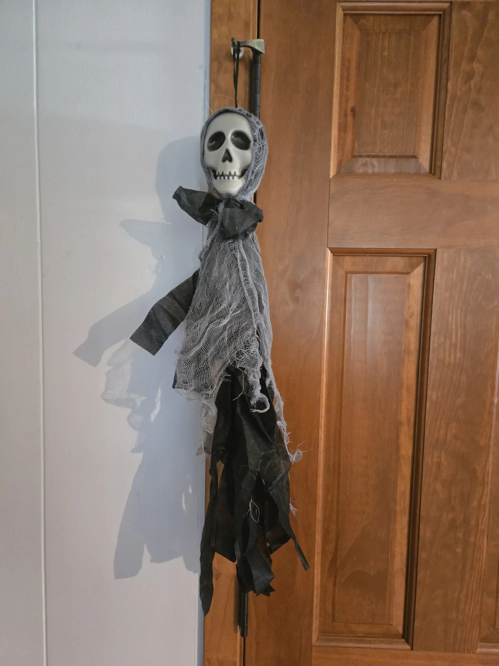 Spooky Halloween Hanging Skull And Monster